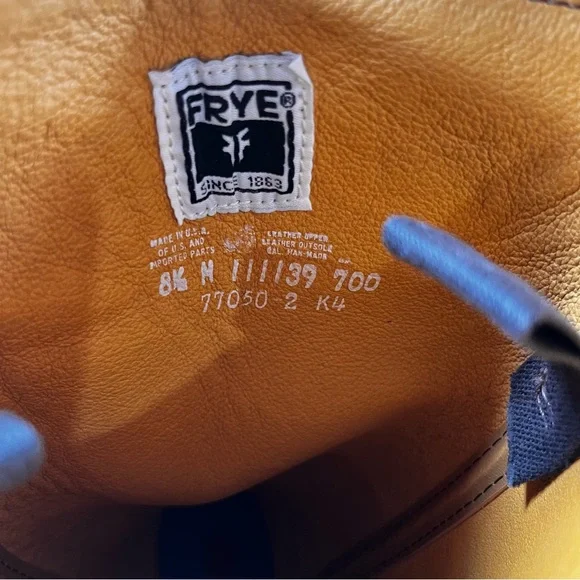 Frye Campus Boots 14L Women 8.5 B Banana Iconic Closet Staple Quiet Luxury Boho - Picture 7 of 16